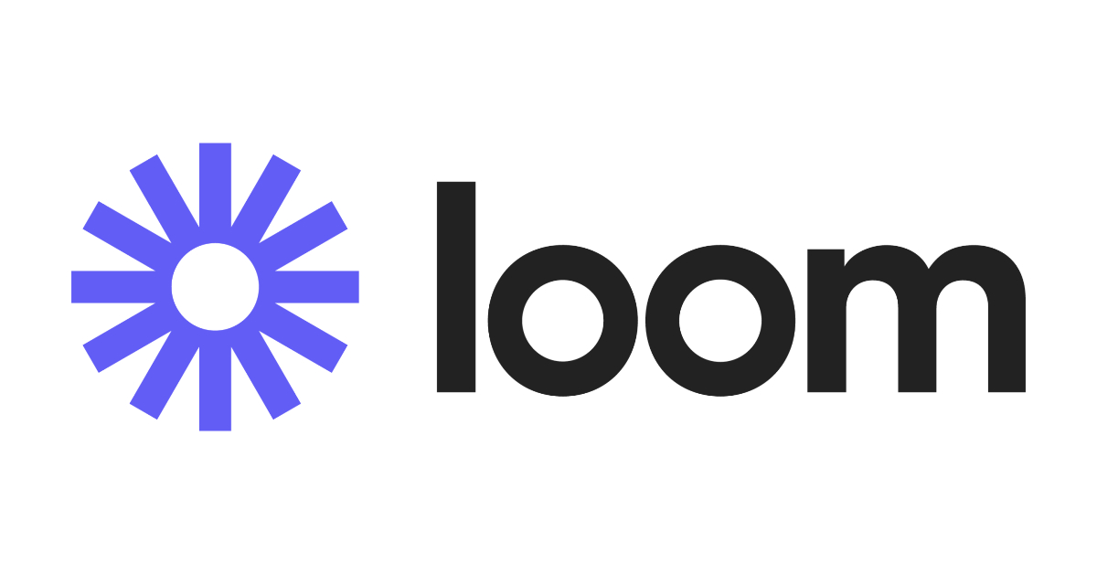 Logo de Loom, plataforma de video mensajes.