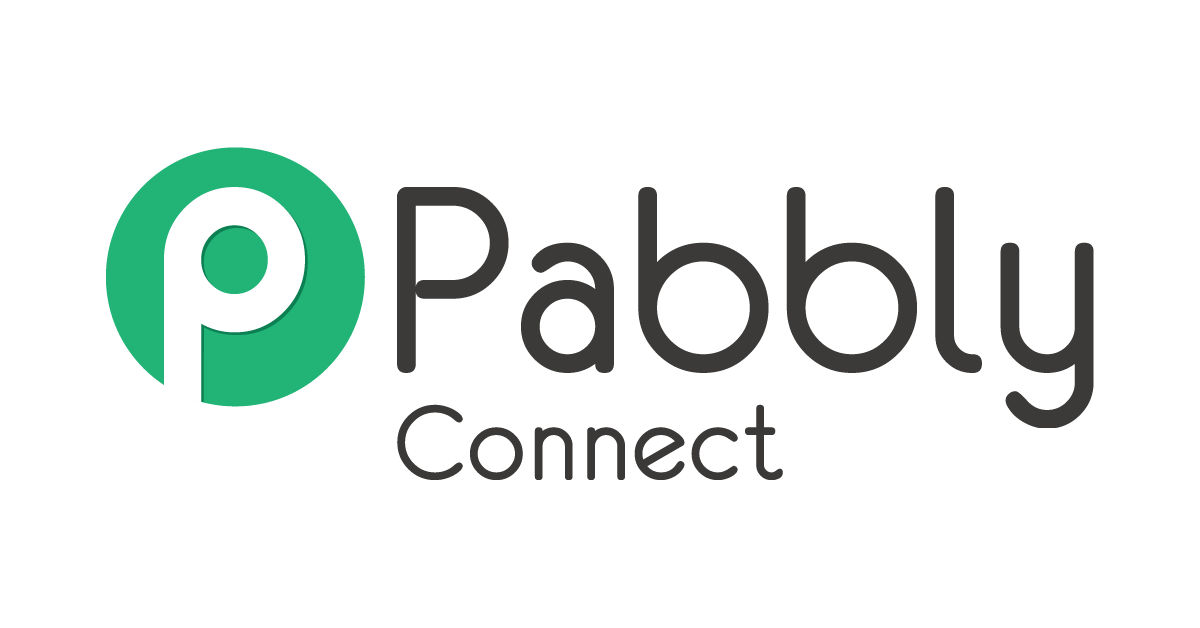 Logotipo de Pabbly Connect, fondo blanco.